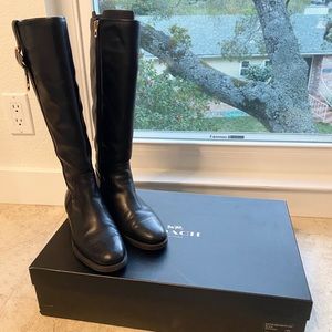 VERY GOOD Coach leather riding boots size 6M